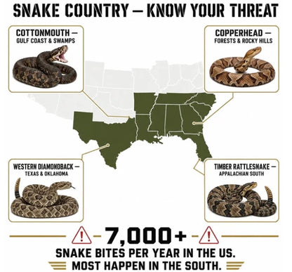 StrikeShield™️ Snake Gaiters – Tactical Snake Bite Protection for Hunting & Outdoor
